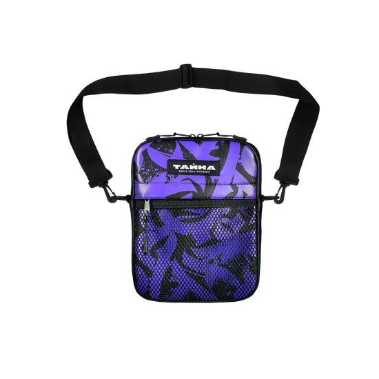 Сумка ТАЙНА через плечо x ЗУКО черный/экокожа/фиолет