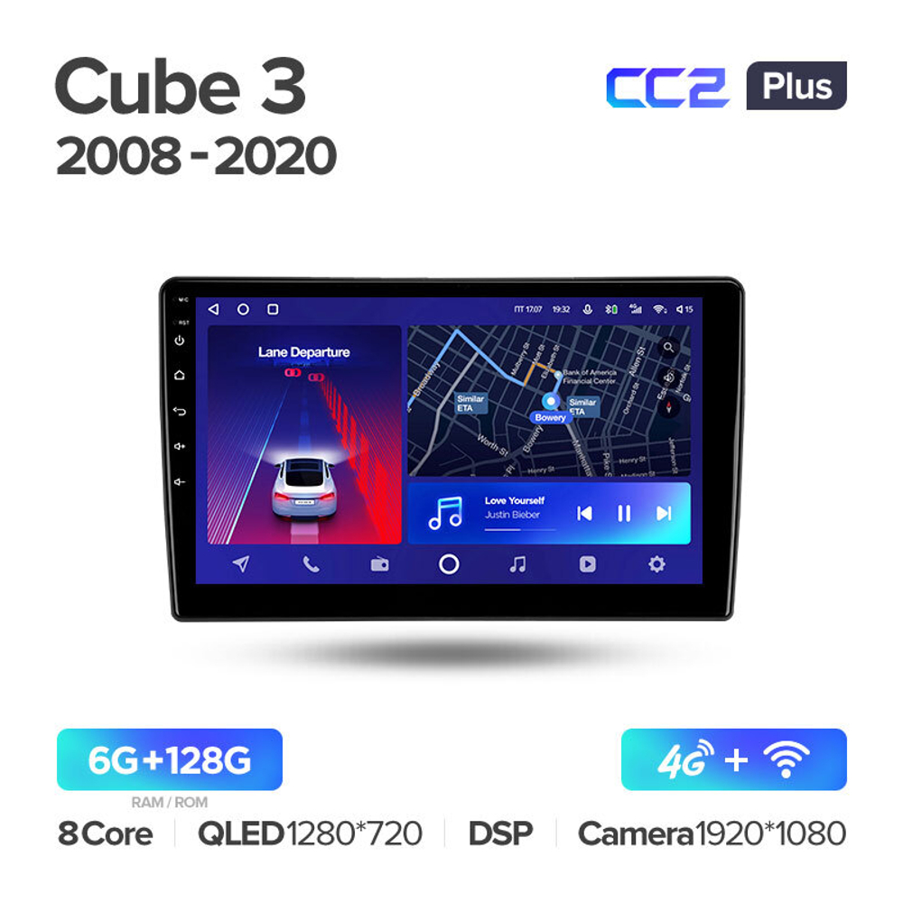 Teyes CC2 Plus 10,2"для Nissan Cube 3 2008-2020