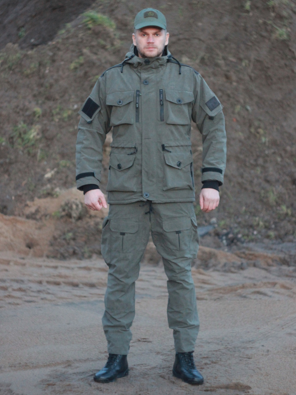 Горка 7 ФИНЛЯНДИЯ Серый хаки деми