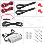 Динамики BossAudio морские 200W 6,5" с RGB подсветкой (2 шт.), серебристый,MRGB65S