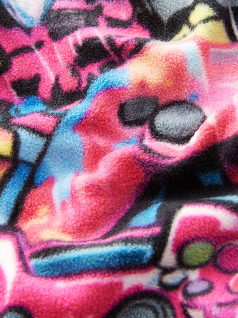 Пижама флисовая для мальчика Next B88-710, Черный, Желтый, Красный