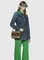 Маленькая сумка на плечо Gucci Horsebit 1955 коричневый