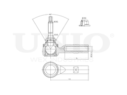 Наконечник рулевой UNIO SSP-10156