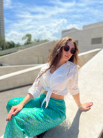 Рубашка Imperial с вставками и завязкой спереди