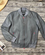 Кожаный бомбер Kiton