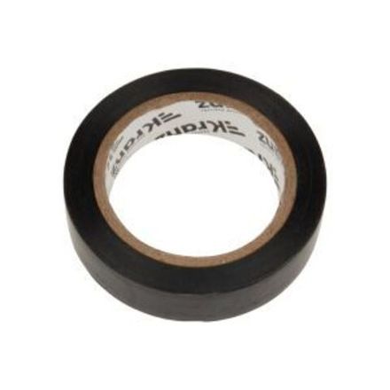 Изолента ПВХ 0,13х15мм, 10м, черная KRANZ