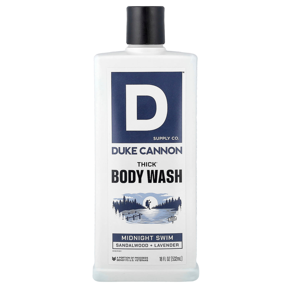 Duke Cannon Supply Co., Thick®, гель для душа, полночное купание, 532 мл (18 жидк. унций)