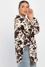 Блуза Тайна очарования (бело-коричневая) Б14432-5М LT Collection