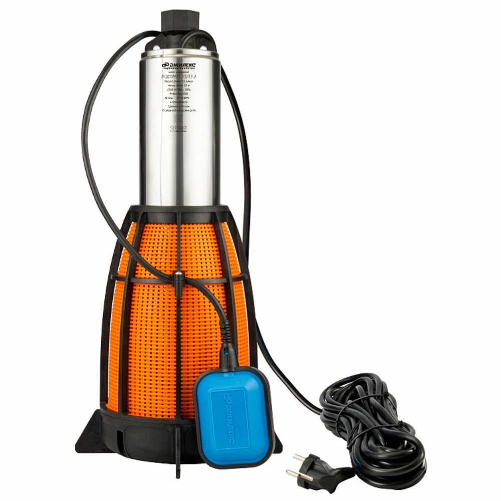 Колодезный насос «ВОДОМЕТ» 55/35 А с кабелем 10 метров