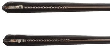 Заушник пластиковый 1 петля б/ф 6,5х1,4х135 (серый) 10 пар