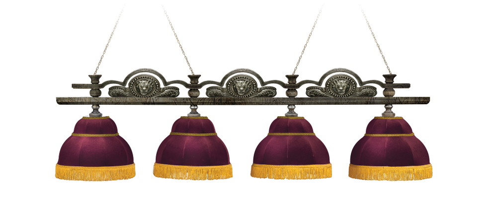 Лампа Лео II 4 плафона - клен