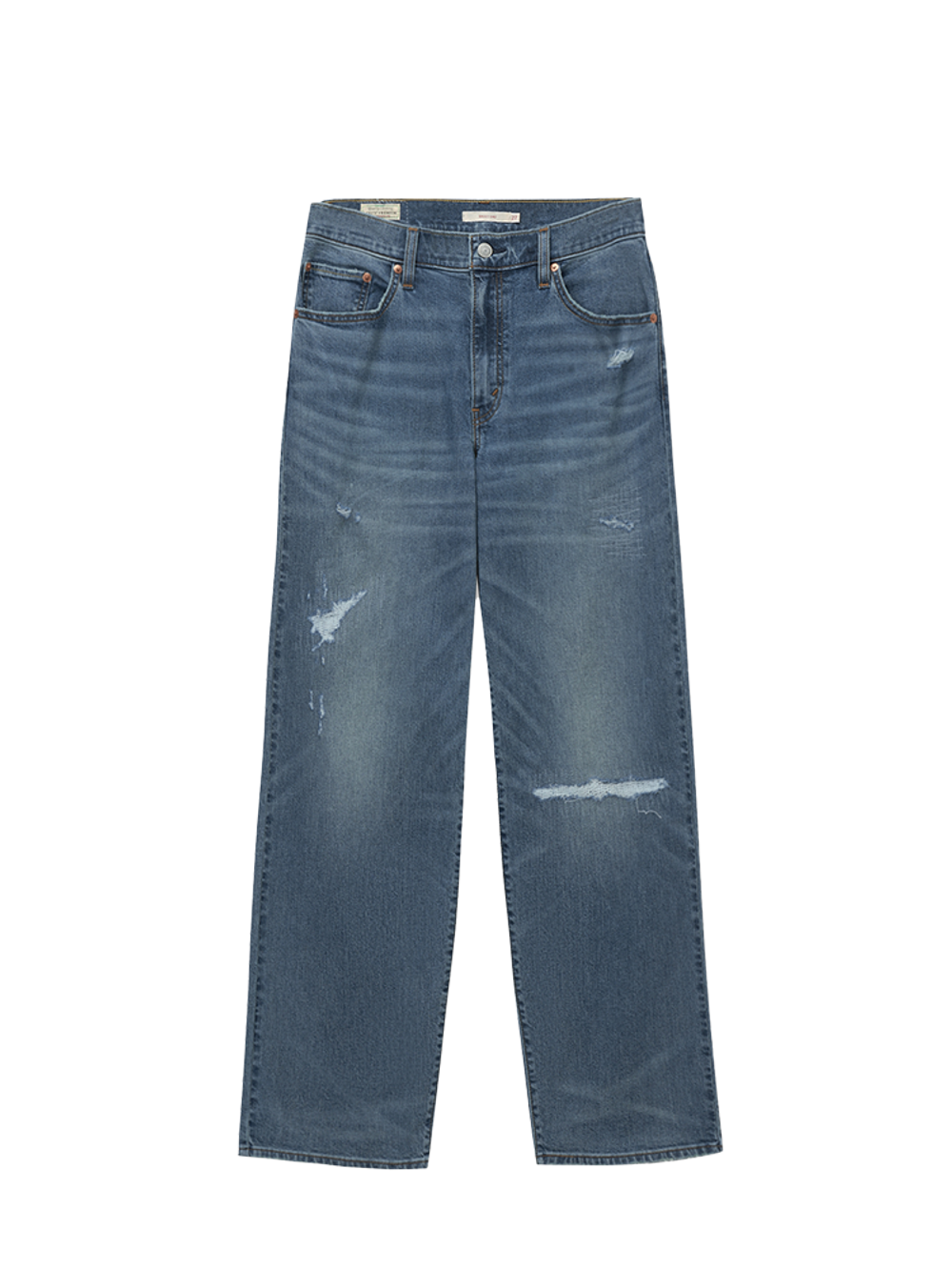 Женские свободные рваные джинсы Levi's Baggy Dad A3494-0053