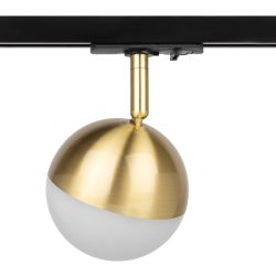 Трековый светильник однофазный ЭРА Round TR42-GX53 BS под лампу GX53 латунь