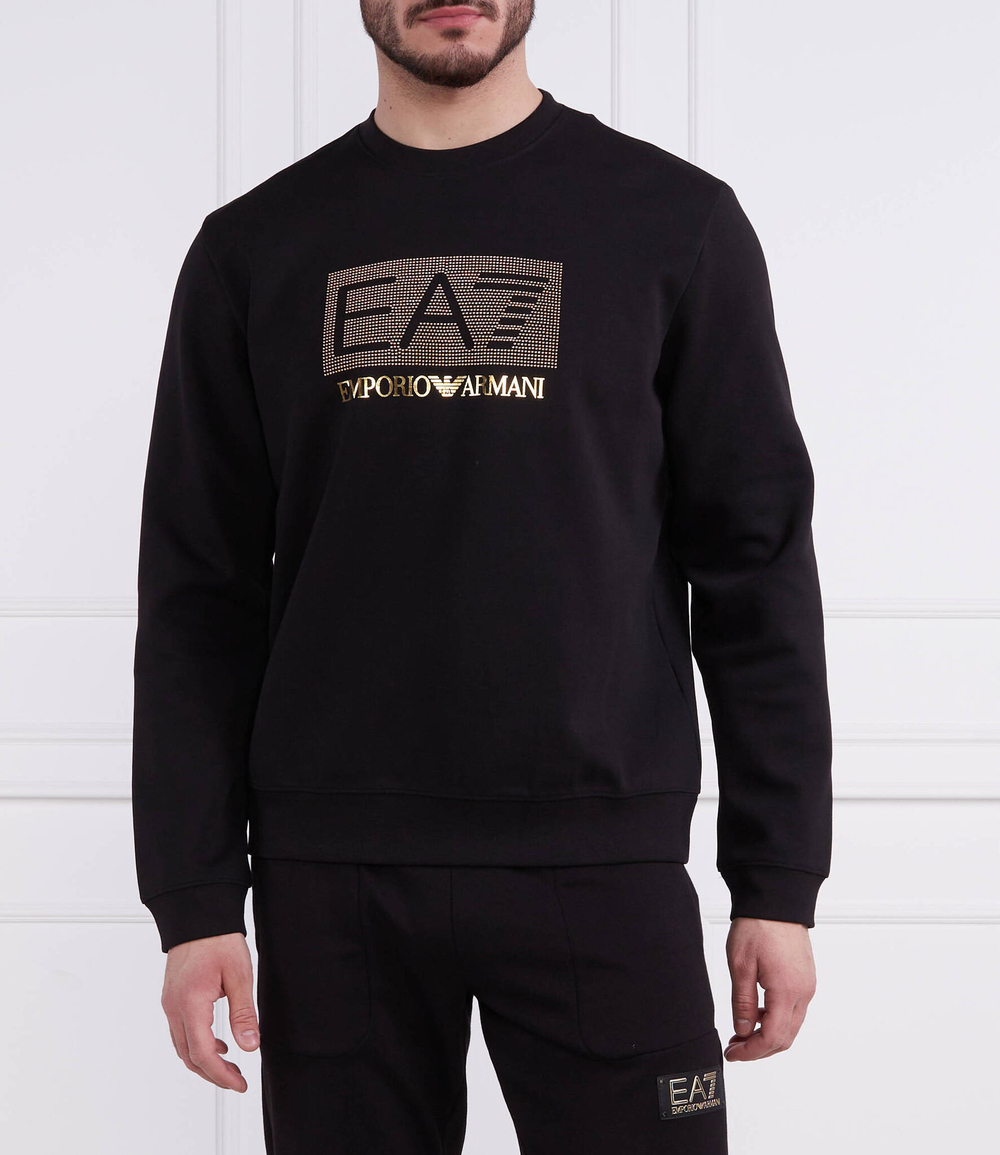 Худи EA7 - черный(3RUM09 PJARZ)