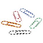 Скрепки канцелярские 28мм, 100шт, цветные Berlingo Зебра, картон. упак.