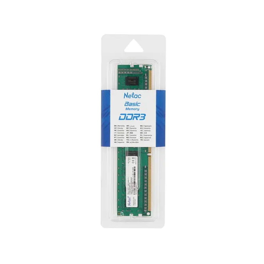 Модуль памяти Netac NTBSD3P16SP-04 DDR3 4GB &lt;PC3-12800/1600MHz&gt;