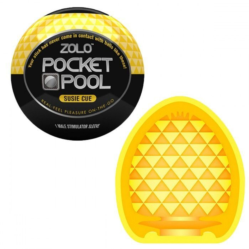 Эластичный мастурбатор Zolo Susie Cue (Цвет: белый)