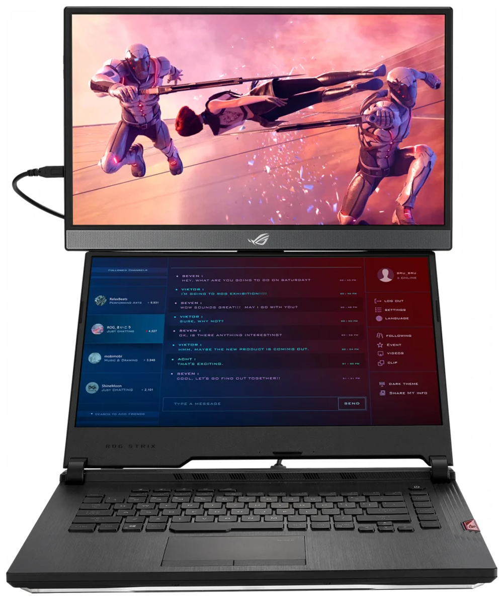17.3" Монитор ASUS ROG Strix XG17AHP, 1920x1080, 240 Гц, IPS, черный