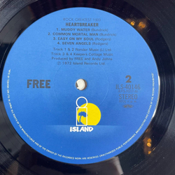 Винтажная виниловая пластинка LP Free Heartbreaker (Japan 1978) (Obi) Easy On My Soul