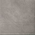 Ceramika Paradyz - Mattone Sabbia Grafit - Ступень с насечками рядовая 300x300