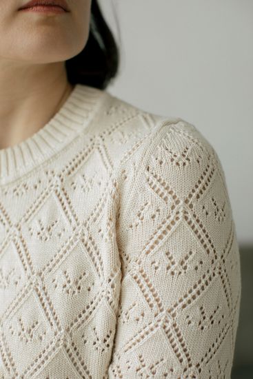 Джемпер А.Г., 50% хлопок, 50% акрил, цвет бежевый