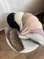 Бейсболка «кудряшка» без ушек молочный