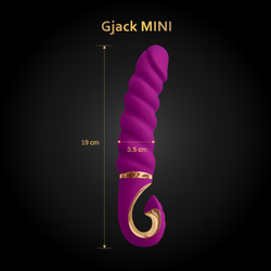Gvibe Gjack Mini - Анатомический витой вибратор, 19х3.5 см