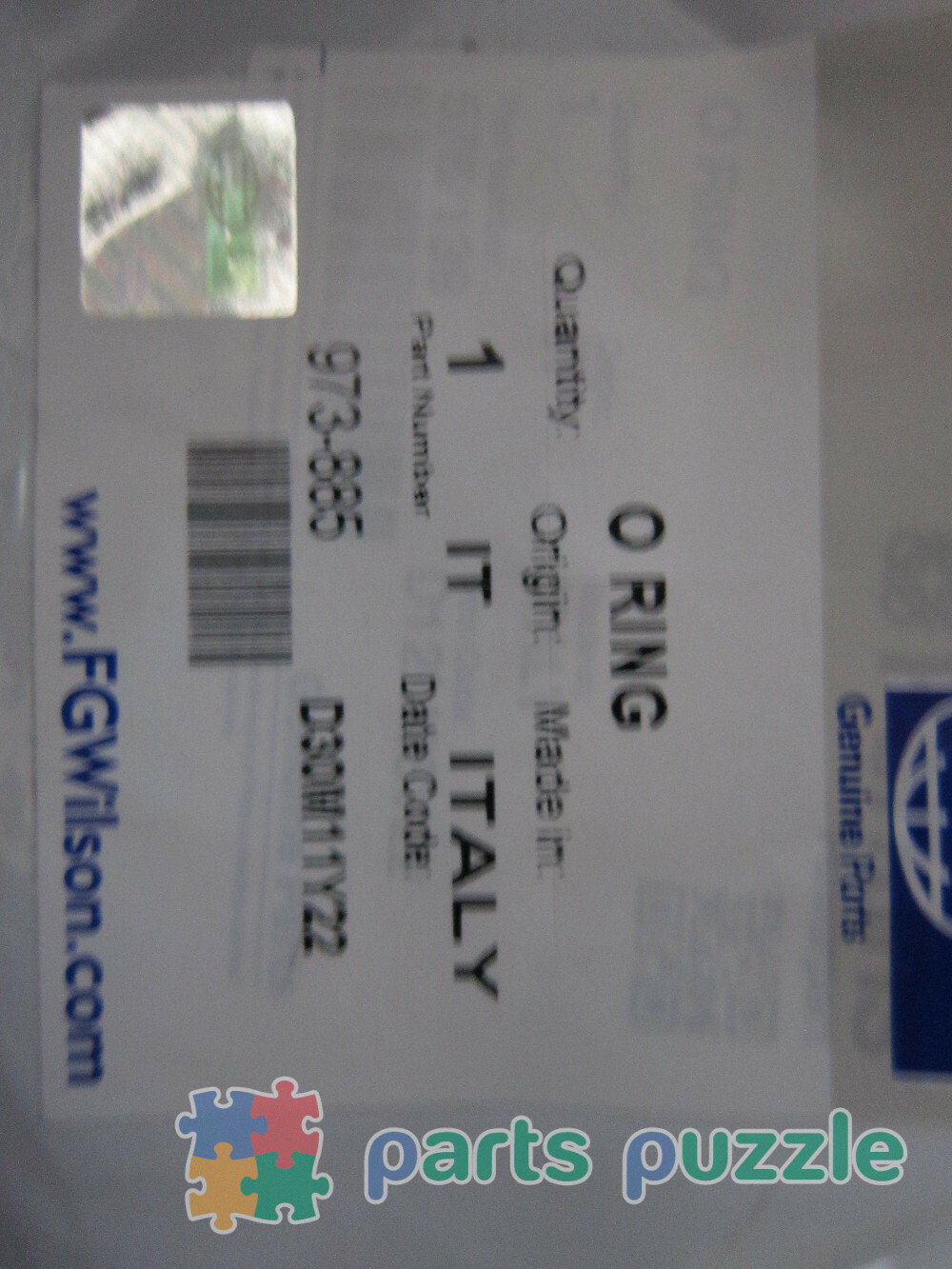 Кольцо уплотнительное / O RING АРТ: 973-885