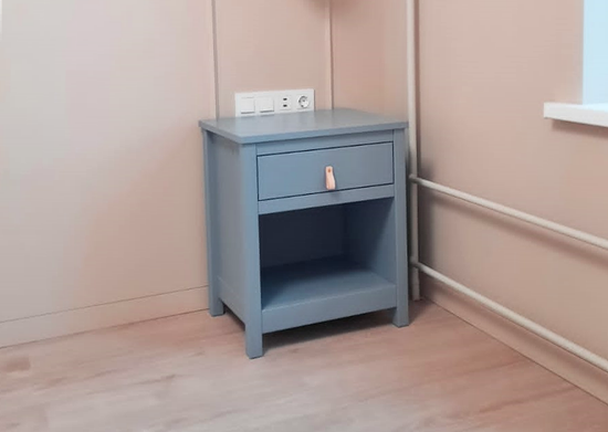 Тумба прикроватная Wood (серый)