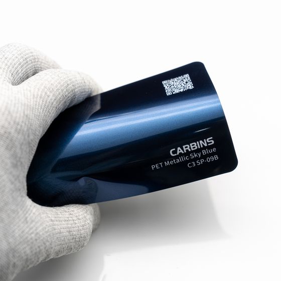 Веер образцов виниловой цветной пленки Carbins