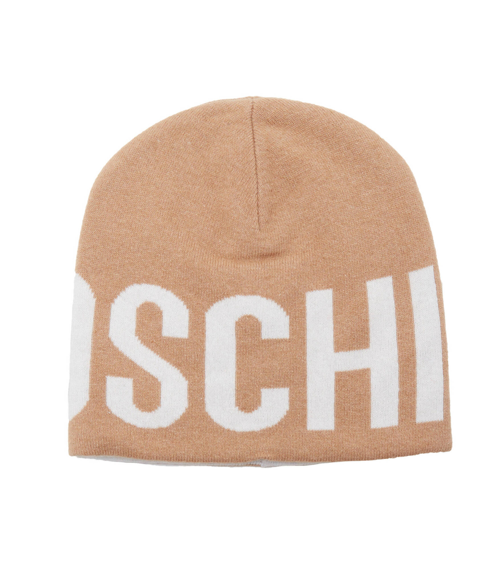 Двухсторонняя шапка Moschino - коричневый(65236 M2353)