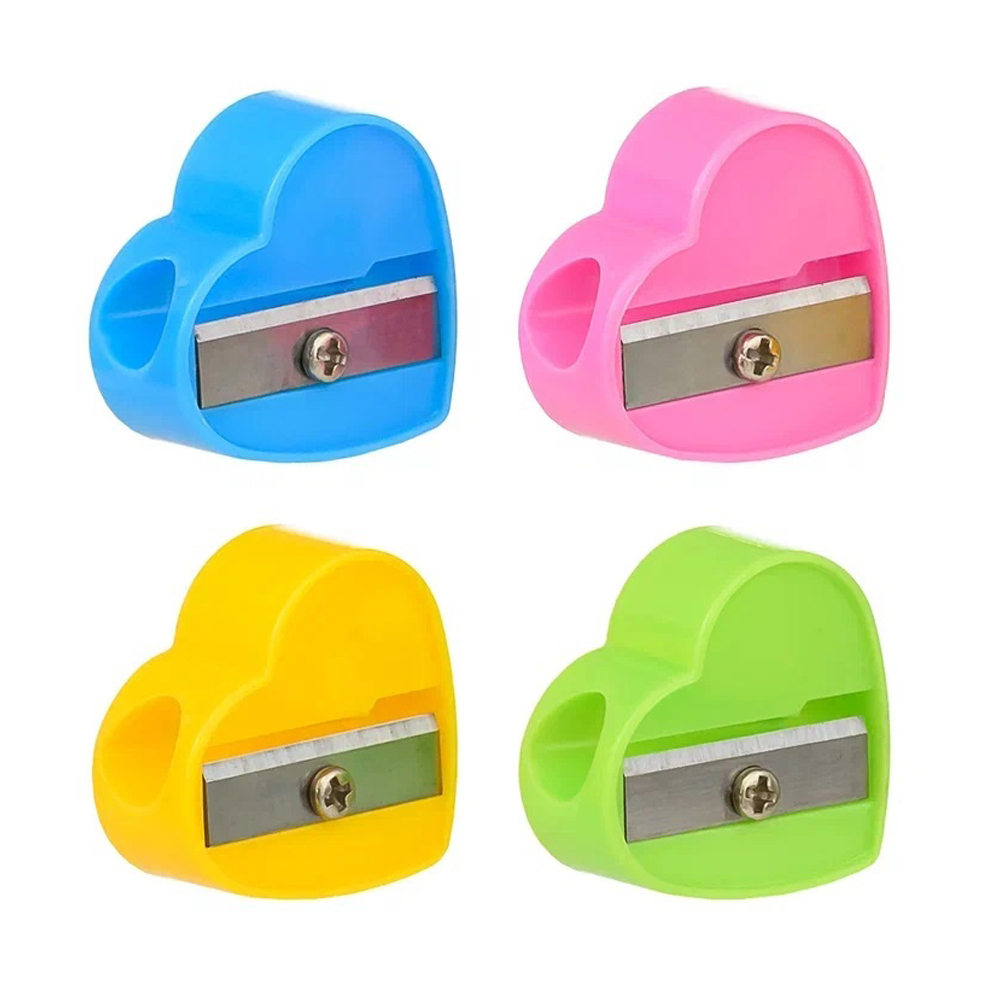 Точилка Basir, одинарная, серия "Сердце", 2.5 см