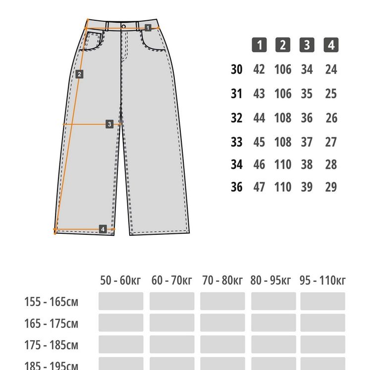 Джинсы UNIFORM BAGGY, синий