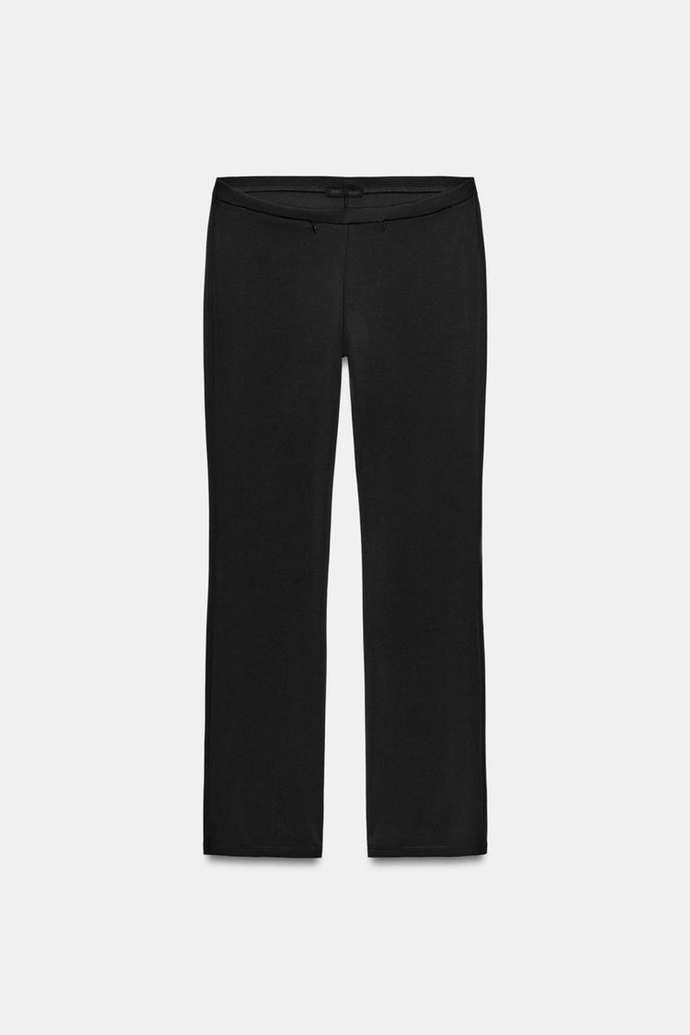 ZARA БРЮКИ С КАРМАНАМИ НА МОЛНИИ, ЧЕРНЫЙ