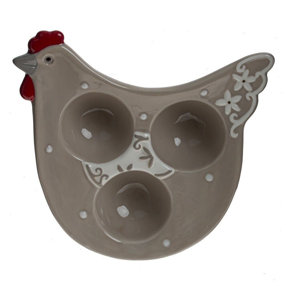 GAEM Тарелка для 3-х яиц, L15 W16 H3 см