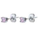 Серьги-пусеты Fiore Luna LIGHT ROSE AE03187-1A R/S