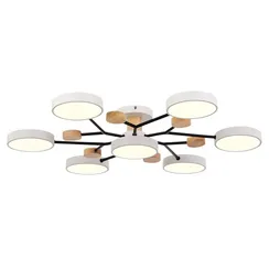 SLE6006-502-07 Светильник потолочный Белый/Белый LED 7*12W 3000K/4500K/6000K ФАЭМА