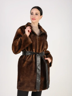 Дубленка зимняя шуба натуральная двухсторонняя