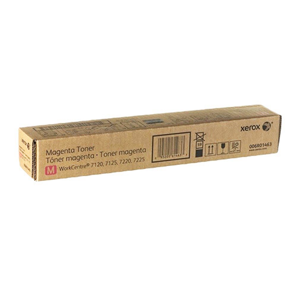 Тонер-картридж XEROX 006R01463 для WorkCentre 7120/7220/7125/7225 пурпурный (15K)