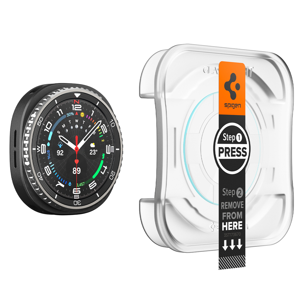 Стекло Spigen EZ-FIT для Galaxy Watch 8 Classic (46 mm) 2шт