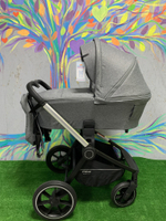 Коляска детская MOWBaby "ZOOM"PU (3в1) RA087 Silver Grey