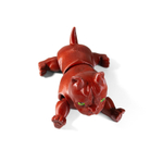 Подвижный американский бульдог, игрушка антистресс, бордовый