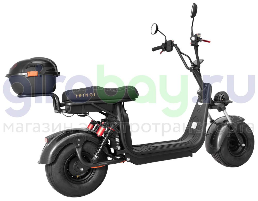 Электроскутер IKINGI X7 PRO 3000W - Карбон, летние покрышки фото №7