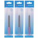 Пилка для ногтей металлическая на блистере «Ultramarine», цвет ручки микс,14.5см