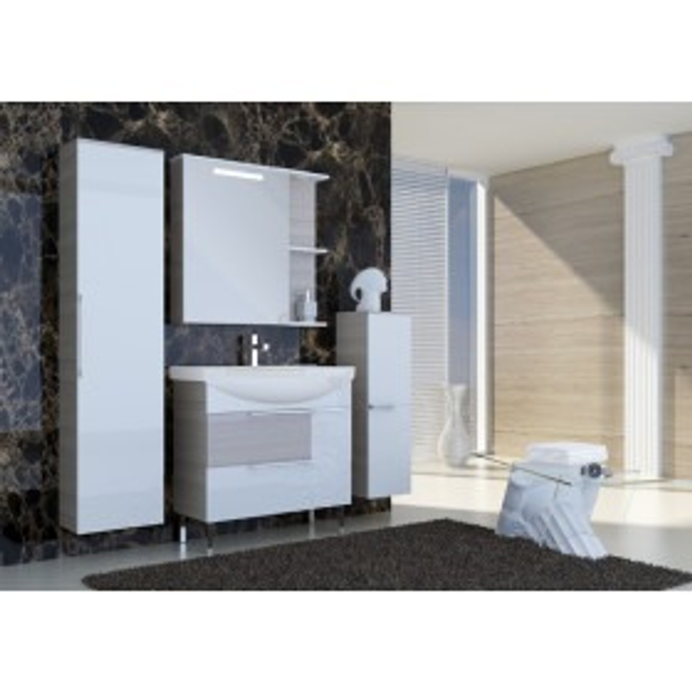 Зеркало София Новая СнШНЗ-75 sand (светлый)