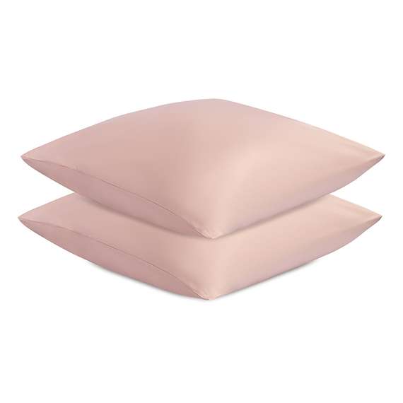 Набор наволочек из премиального сатина цвета пыльной розы из коллекции essential, 70х70 см