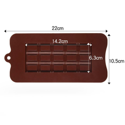 Форма силиконовая для шоколада «Плитка люкс»