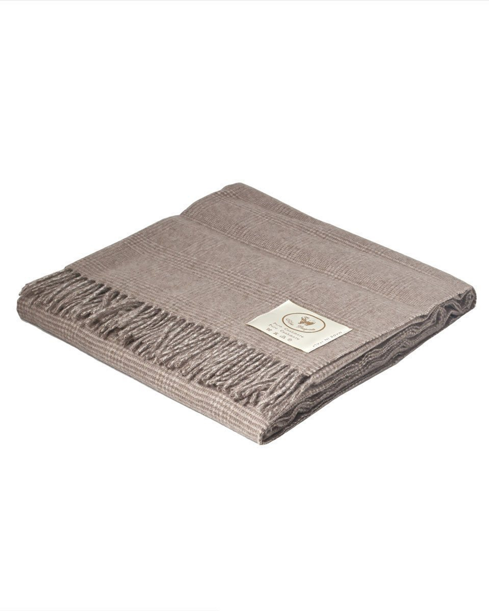 Плед 140х180 Kate коричневый от CO.BI. Италия