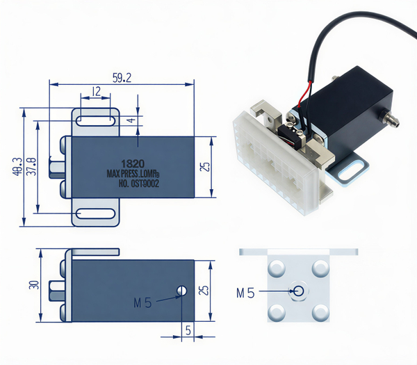 1820wdll – Удерживающий пневматический захват