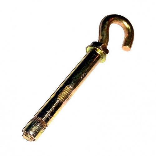 Анкерный болт с крюком 16*130 жёлтый цинк